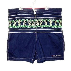 Tommy Hilfiger Hula Girl Dancers Swim Trunks Mens Size XL Hawaii Board Shorts